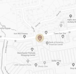 manchester personal injury law office location map